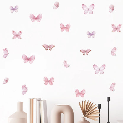Décoration Murale - ButterfliesSticker™- Violet