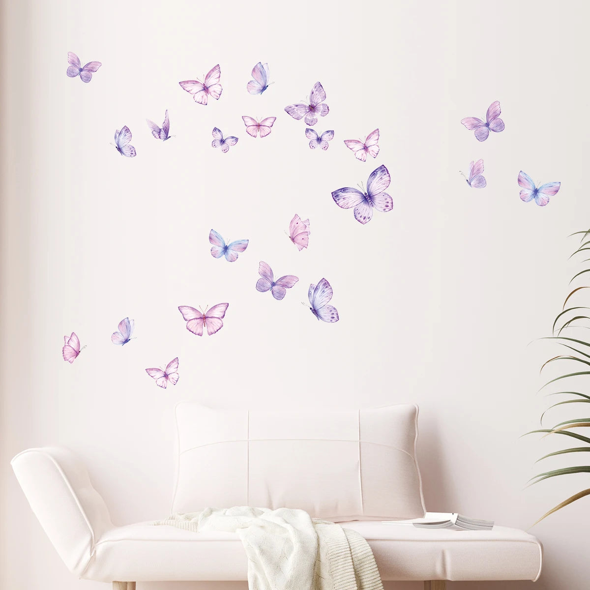 Décoration Murale - ButterfliesSticker™- Violet