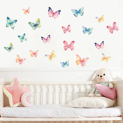 Décoration Murale - ButterfliesSticker™- Violet