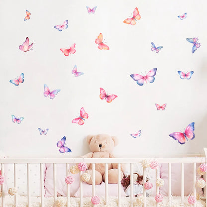 Décoration Murale - ButterfliesSticker™- Violet